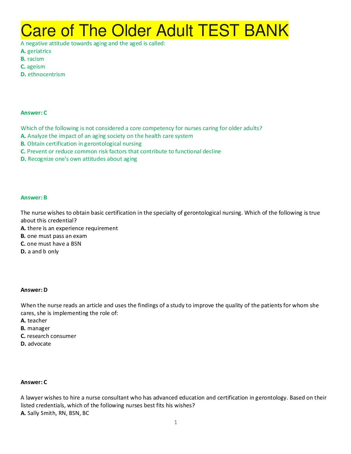 Preview of C475-2020-Test Bank Care of Older Adult Objective Assessment.pdf